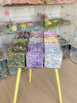 仓鼠容易打喷嚏一定要用它!好看又安全! #仓鼠垫料 #仓鼠垫料推荐 #仓鼠夏季垫料 #金丝熊夏季垫料