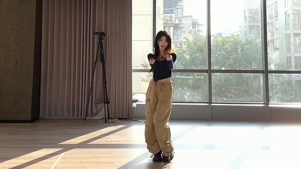 小皮裙,大波浪#鞠婧祎#野狼disco