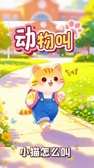 第17集《动物歌》动画版 🎵 每日一首启蒙儿歌|《动物歌》动画版
小猫喵喵喵,小狗汪汪汪
纯动画+大字歌词 | 适合0-6岁
👇 点关注,每晚19:00上新
#动物歌 #动物叫声儿歌 #亲子早教动画 #0-6岁儿童早教启蒙 #磨耳朵