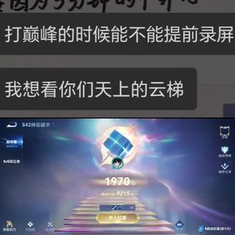 见过世面@王迷唐妨 #王者荣耀巅峰赛