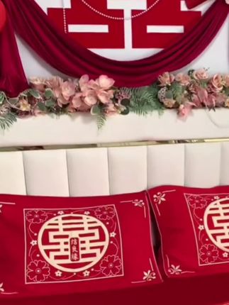 #创作灵感 #结婚枕巾#纱布棉枕巾#婚房布置 #备婚日常