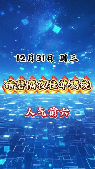 暗盘隔夜挂单揭晓#股票 #股票知识 #财经