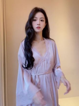 #法式睡衣 #温柔风穿搭 #气质仙女裙穿搭 #仙女穿搭 #冰丝睡裙