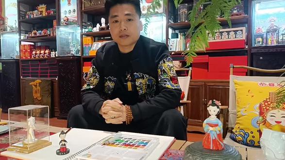 妈祖发型你知多少?今天我就来告诉你~~#欢迎走进我的艺术空间 #想画就画随心所欲 #文化和自然遗产日