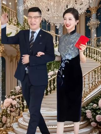 #国风古装 #旗袍穿搭#精致优雅#高端大气#婚宴礼服