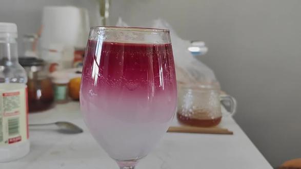 #网红饮料 自调网红烈焰玫瑰🌹🌹