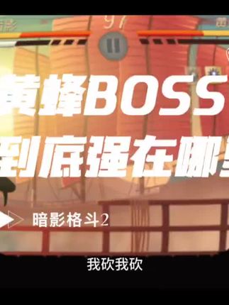 黄蜂,继山猫和隐士以后比较有意思的BOSS#这个游戏很好玩 #暗影格斗 #暗影格斗2 #单机游戏