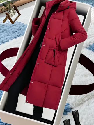 可穿到175斤大码时尚连帽宽松新款长款加绒棉服外套#棉服 #遮肉显瘦遮肉减龄 #谁穿谁好看 #棉服外套穿搭 #反季特卖