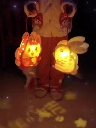 中秋节灯笼儿童手提兔子灯笼手工dy古风花草发光宫灯花灯材料包中秋节手工灯笼#自制中秋灯笼 #好物推荐🔥 #好东西一起分享 #居家好物