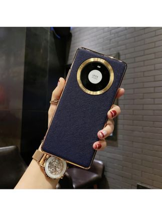 高端华为mate40pro+手机壳高档真皮新款meta40e保护壳全包mate40@DOU+小助手