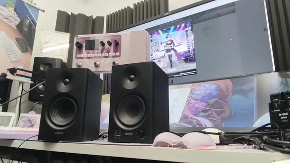 M-VAVE MK20等综合效果器如何接漫步者MR4#效果器 #监听音箱 #漫步者mr4 #电吉他 #综合效果器