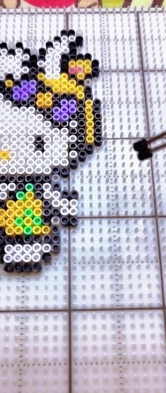 十二星座 kitty 来啦~#手工 #拼豆 #kitty猫