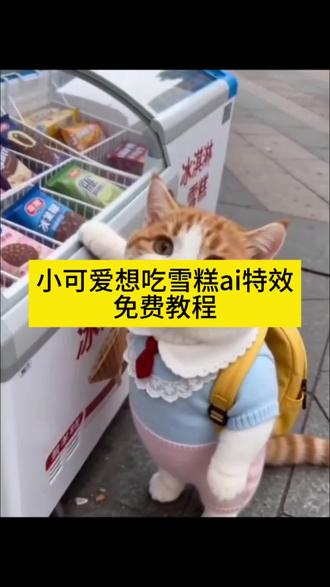 小可爱想吃雪糕ai特效生成入口教程#ai小可爱想吃雪糕 #小猫ai #猫吃雪糕特效 #小可爱想吃雪糕 #剪映 猫咪ai 猫咪特效视频拍同款 猫猫ai特效 小猫买雪糕ai 猫猫ai视频 ai小可爱想吃雪糕特效 ai贪吃的小萌宝特效教程 AI小可爱制作 宠物ai特效入口 ai小可爱雪糕萌吃秀 随变ai随便玩 ai猫咪说话可爱爆了 ai猫猫说话可爱爆了 可爱小奶猫的搞笑日常ai 猫咪说话ai特效 猫咪说话趣事 ai小猫