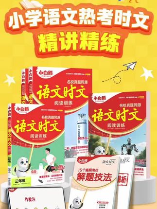 25万唯小白鸥小学语文阅读训练语文时文课本同步阅读理解专项训练三四五六年级语文书小升初名校真题同源精讲精练万维小白鸽小白欧#语文阅读训练 #阅读理解