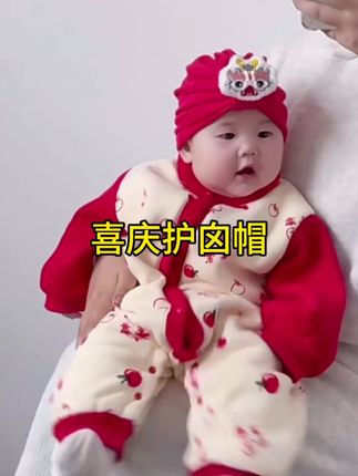 #婴幼儿服饰 #宝宝帽子 #萌娃穿搭 #也太可爱了吧 #护囟门帽子