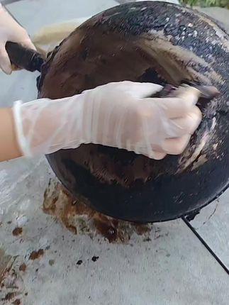 锅底清洁膜真的巨好用而且用起来也很方便,就像女人敷面膜一样简单!#强力推荐 #好货分享 #锅底清洁膜 #厨房好物#好用