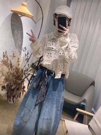 9:/ K@W.mq 04/02 【法式复古钩花镂空长袖针织衫外套女2025春秋新款翻领百搭开衫上衣】复制此条消息打开抖音,查看商品详情。【︽︽xSthd44sEleHZ8ˇˇ】 https://v.douyin.com/L6UmK65-aj8/