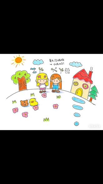 当朋友上课无聊随手给我画了一幅画 我把他交给豆包就会得到!#铅笔画手绘 #随手画 #豆包ai #豆包出大片有两把刷子 #简笔画朋友圈 简笔画朋友圈背景 背景图手绘 无聊画个画作背景图姐妹