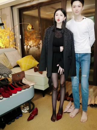 2025新款内6CM尖头内玛丽珍鞋法式气质结配裙子浅口坡跟单鞋女#法式单鞋 #气质穿搭 #好穿又好搭