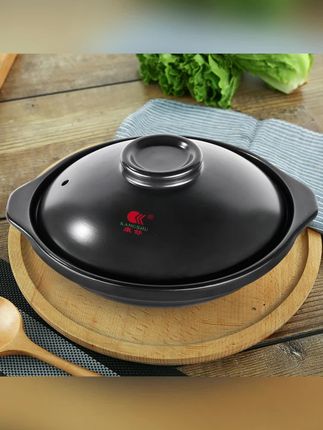 康舒砂锅耐热家用炖锅啫啫煲仔饭焖煮烹饪明火沙锅#煲仔饭砂锅 #浅口砂锅 #砂锅#好物推荐
