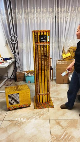 折纸空调套装#强烈推荐 #原创视频 #手艺人在抖音 #祭祀#民俗文化