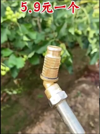 终于发明出来了,以后给家里换喷头就换成这种纯铜雾化喷头,它雾化性非常的好,喷洒的面积大,而且它还是可调节的,不管你是打杀虫药、杀菌药或者除草剂都可以用,不仅喷洒的均匀,还很省药,关键价格还便宜,家里有打药机的一定要备上几个。#高性能实用工具 #园林工具 #好东西一起分享 #雾化喷头 #打药雾化喷头