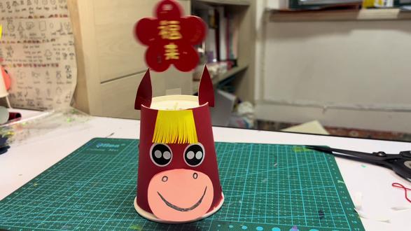 摇摇乐,水杯手工,可爱的小马,好玩的#手工