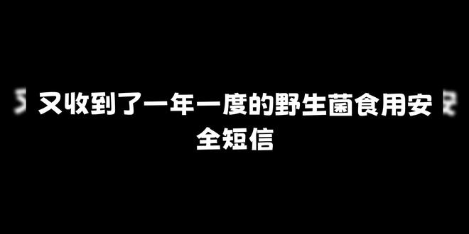 !?菌子?! #云南野生菌短信提醒