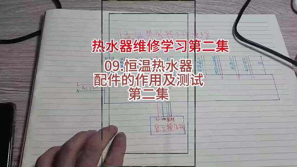 09.恒温热水器配件的作用及测试第二集