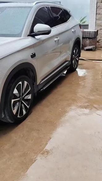 比亚迪宋PLUS踏板宋L原厂宋pro改装dmi加厚EV无损安装侧脚踏板#踏板 #无损安装 #侧脚踏板