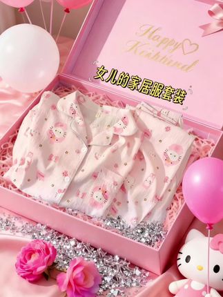 #高品质童装 #面料柔软亲肤 #儿童家居服 #甜美穿搭 #萌娃穿搭