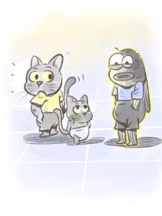 主人给小猫一条大鱼,小猫完全没有反应过来。小猫:吃不完,根本吃不完~#猫咪 #小猫咪能有什么坏心眼 #萌宠 #看一遍笑一遍 #画画