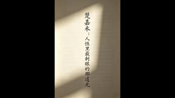 楚嘉禾,人性里刺眼的那道光