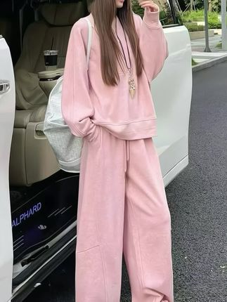 #秋季上新#宽松版型 #洋气减龄 #套装#谁穿谁好看