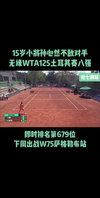 伊斯坦布尔WTA125女单第二轮
🇨🇳孙心然2-6/1-6 🇷🇸Ristic,下周孙心然 JA的身份 参加 🇭🇷萨格勒布W75。