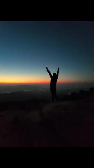今日小雪爬了磁山看了小狐狸🦊