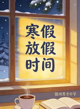 育才中学关于2026年寒假放假时间及相关工作安排#滕州育才中学#育才中学放假#滕州#教育#鸿达