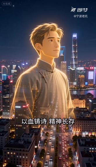 缅怀英雄。从小听到殷夫的故事,刚学了两周Ai,以此片敬怀我们镇上的英烈。#红剧推荐 #华夏文明觉醒 #有深度的红色剧 #革命者