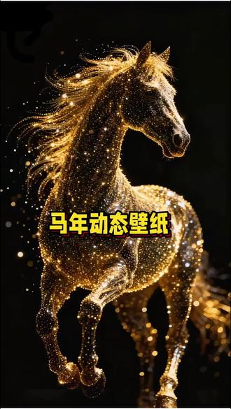 2026马年动态壁纸,一马当先!#剪映#马年动态壁纸#手机壁纸#锁屏壁纸#马到成功