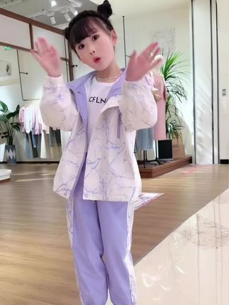 女童时髦套装洋气秋季新款中大童春秋运动休闲女孩儿童女童秋装#品质童装 #穿搭 #开春搭配 #童装上新 #春季新款