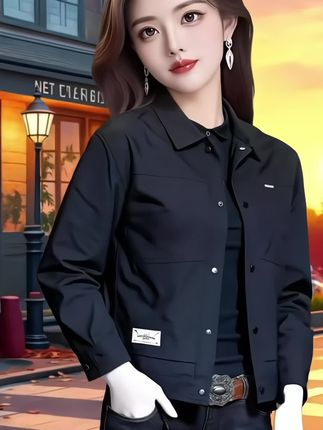 降温必!男士时尚翻领夹克外套2025秋季爆款时尚百搭夹克上衣男士上档次秋季外套#夹克外套 #男士外套 #男装 #男士夹克外套 #夹克外套男