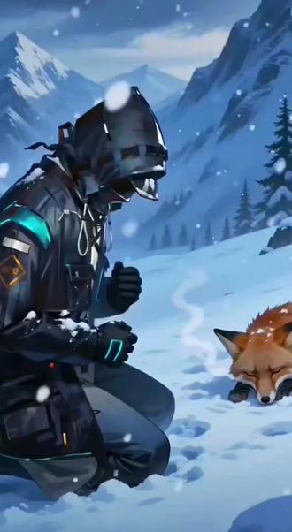 #ai视频 #明日方舟#ai动画 #二次元 #二游 雪山救狐狸完整版