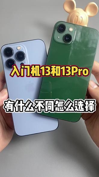 入门机13和13Pro有什么不同怎么选择 #手机数码 #高新数码 #iPhone手机 #iPhone系列