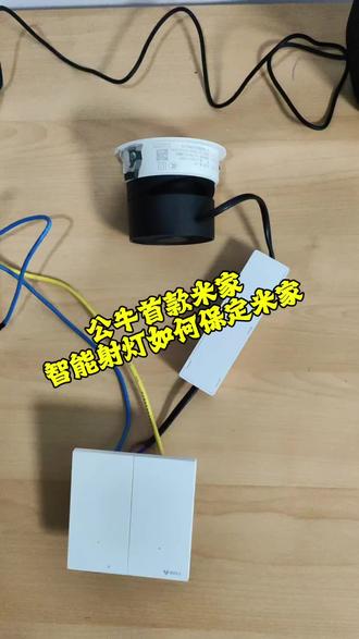 公牛米家智能射灯配网操作, #小米 #米家 #智能灯#公牛 #射灯