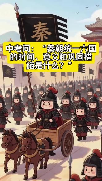 初中历史提分|秦统一六国考点,满分答案直接背!
#初中历史#提分#秦朝