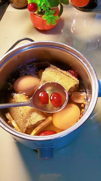 红枣丝瓜络生姜花椒煮水##健康饮食 #美食分享 #纯手工制作美食 #自制美食