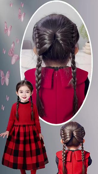 俏皮蝴蝶发型来了,简单好看,容易上手#生女儿就是用来打扮的 #新年发现#你分享编发教程#上热搜 @抖加🔥上热门🔥dou+🔥热点宝