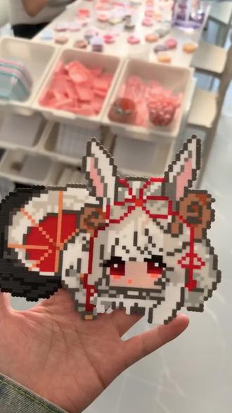 #学习用品 #刺绣diy #花边 #好利来hellokitty联名 #miumiu品牌故事 老板在福州开拼豆工坊,学生党别慌!221色高品质融合豆套餐13块9,新店开业随便玩,可随时退过期也退,仓山宝子快冲!+