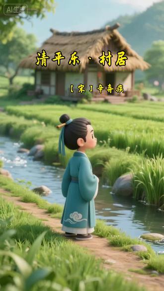 第3集:四下必背课文《古诗三首》之《清平乐·村居》#小学语文