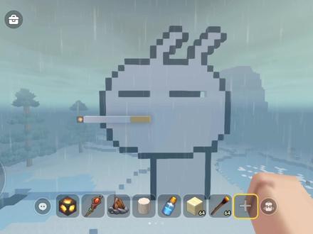 我的世界下雨了 #迷你世界 #忧郁